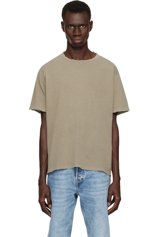 Укороченная футболка цвета хаки Folsom John Elliott
Укороченная футболка цвета хаки Folsom John Elliott