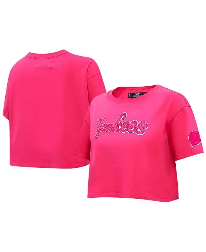 Женская розовая футболка New York Yankees Triple Pink свободного кроя Pro Standard
Женская розовая футболка New York Yankees Triple Pink свободного кроя Pro Standard