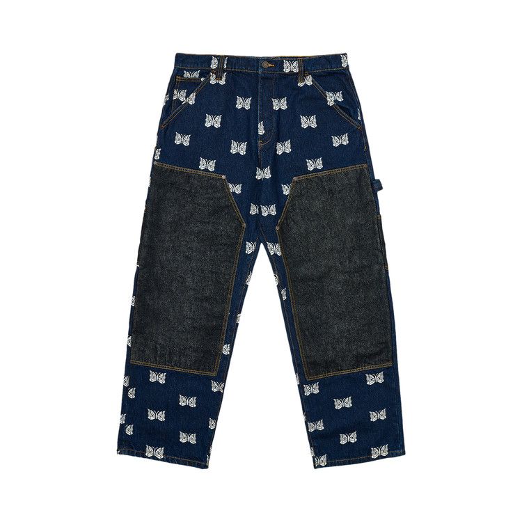 Брюки Palace x Needles Double Knee Pant, Indigo 
Брюки Palace x Needles Double Knee Pant, Indigo