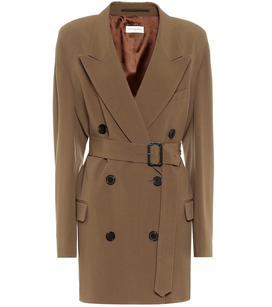 Двубортный шерстяной блейзер Dries Van Noten, Stone
Двубортный шерстяной блейзер Dries Van Noten, Stone
