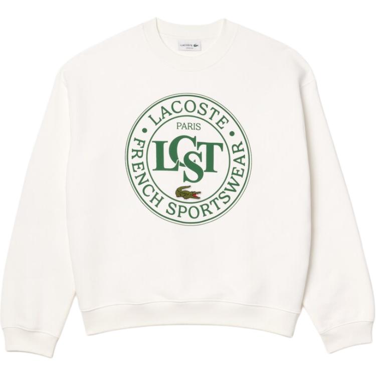 Loose Fit Printed Fleece Sweatshirt LACOSTE, белый
Loose Fit Printed Fleece Sweatshirt LACOSTE, белый
