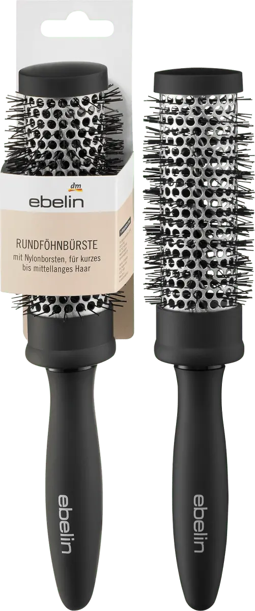 Круглая щетка для фена с нейлоновыми штифтами 1 шт. ebelin
Круглая щетка для фена с нейлоновыми штифтами 1 шт. ebelin