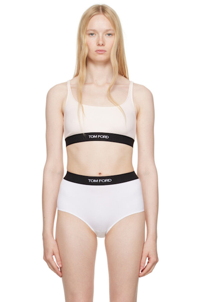 Розовый бюстгальтер-бралетт из модала TOM FORD 
Розовый бюстгальтер-бралетт из модала TOM FORD