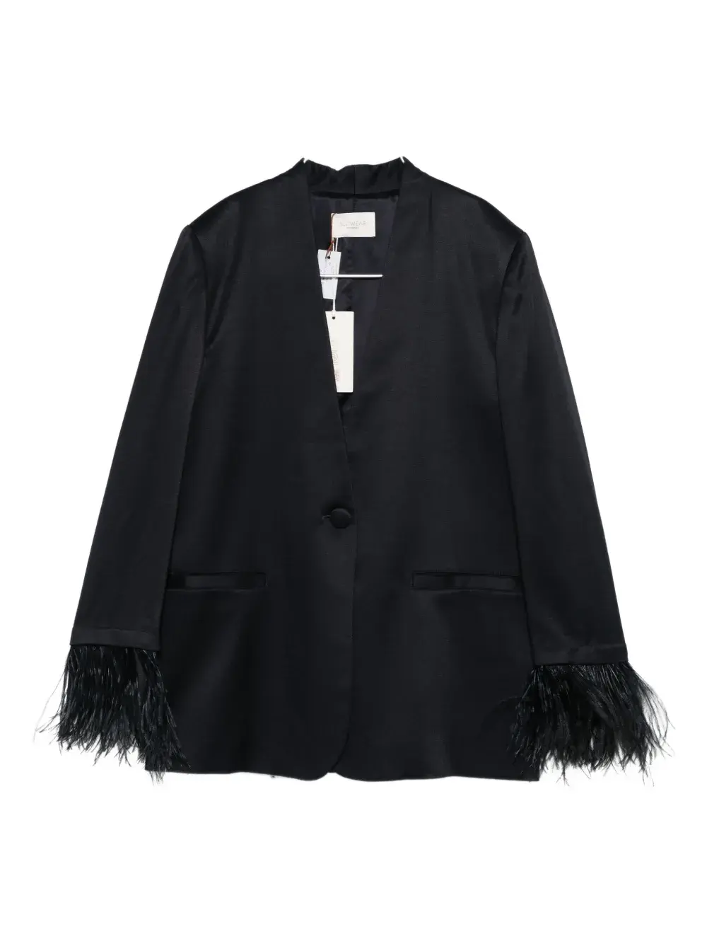 Блейзер с отделкой из перьев Montedoro, синий
Блейзер с отделкой из перьев Montedoro, синий