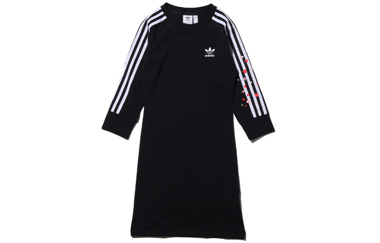 Классическое женское платье с тремя полосками и длинными рукавами Adidas Originals
Классическое женское платье с тремя полосками и длинными рукавами Adidas Originals