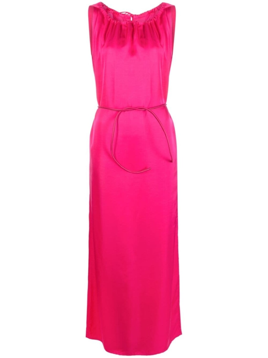 Yves Salomon платье макси без рукавов, розовый 
Yves Salomon платье макси без рукавов, розовый