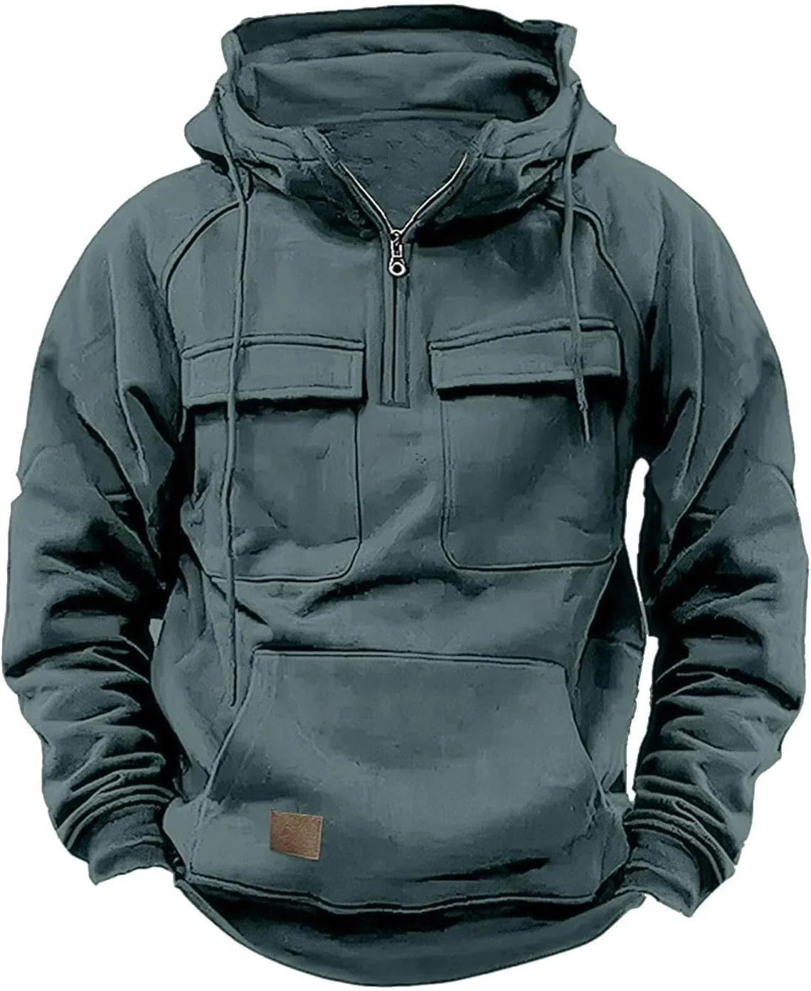 Тактический худи с капюшоном для мужчин, 1/4 молния, длинный рукав, утилитарный
Тактический худи с капюшоном для мужчин, 1/4 молния, длинный рукав, утилитарный