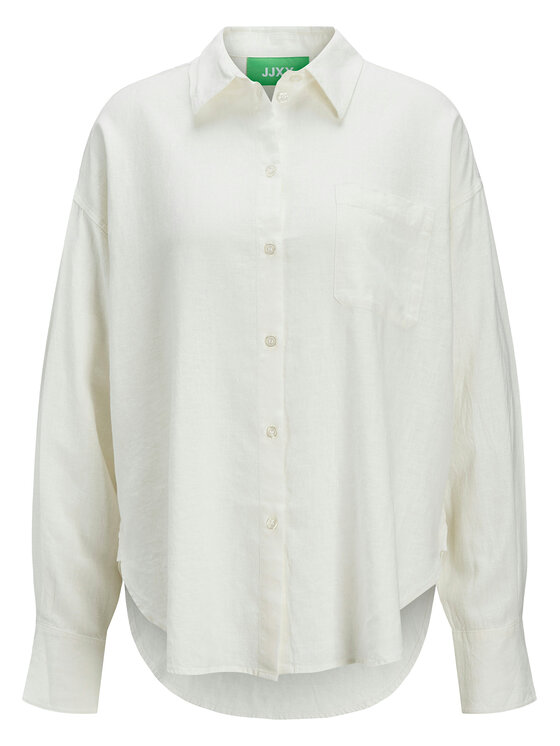 Рубашка оверсайз Jamie 12269668 Jjxx, белый 
Рубашка оверсайз Jamie 12269668 Jjxx, белый