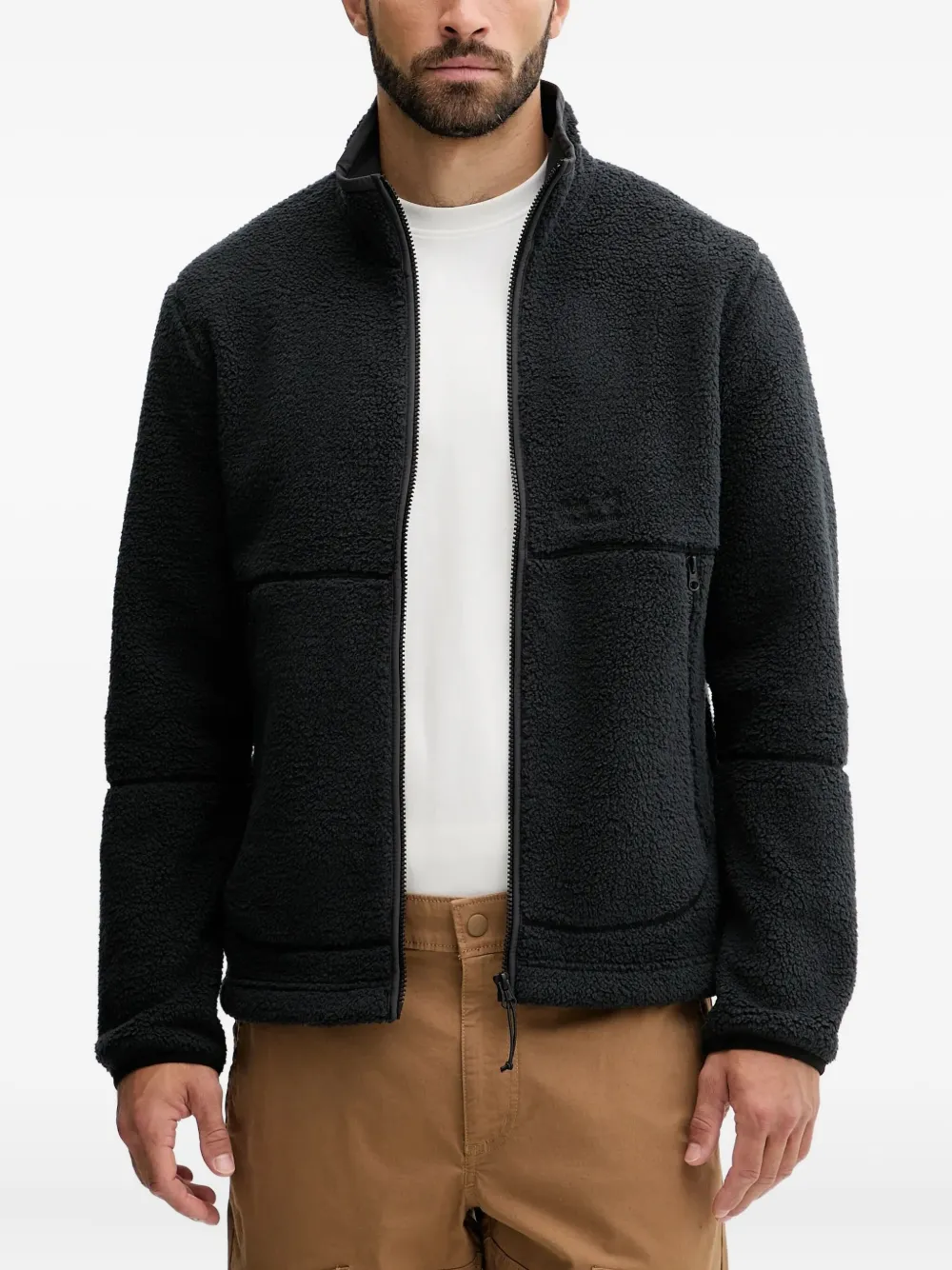 Флисовая куртка на молнии Jack Wolfskin, черный
Флисовая куртка на молнии Jack Wolfskin, черный