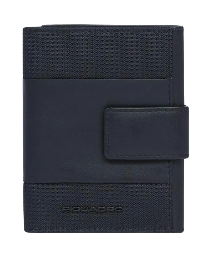 Мужской карманный кошелек с задним карманом на молнии для монет, отделениями для кредитных карт, защитой от RFID-сканирования. Piquadro, черный
Мужской карманный кошелек с задним карманом на молнии для монет, отделениями для кредитных карт, защитой от RFID-сканирования. Piquadro, черный