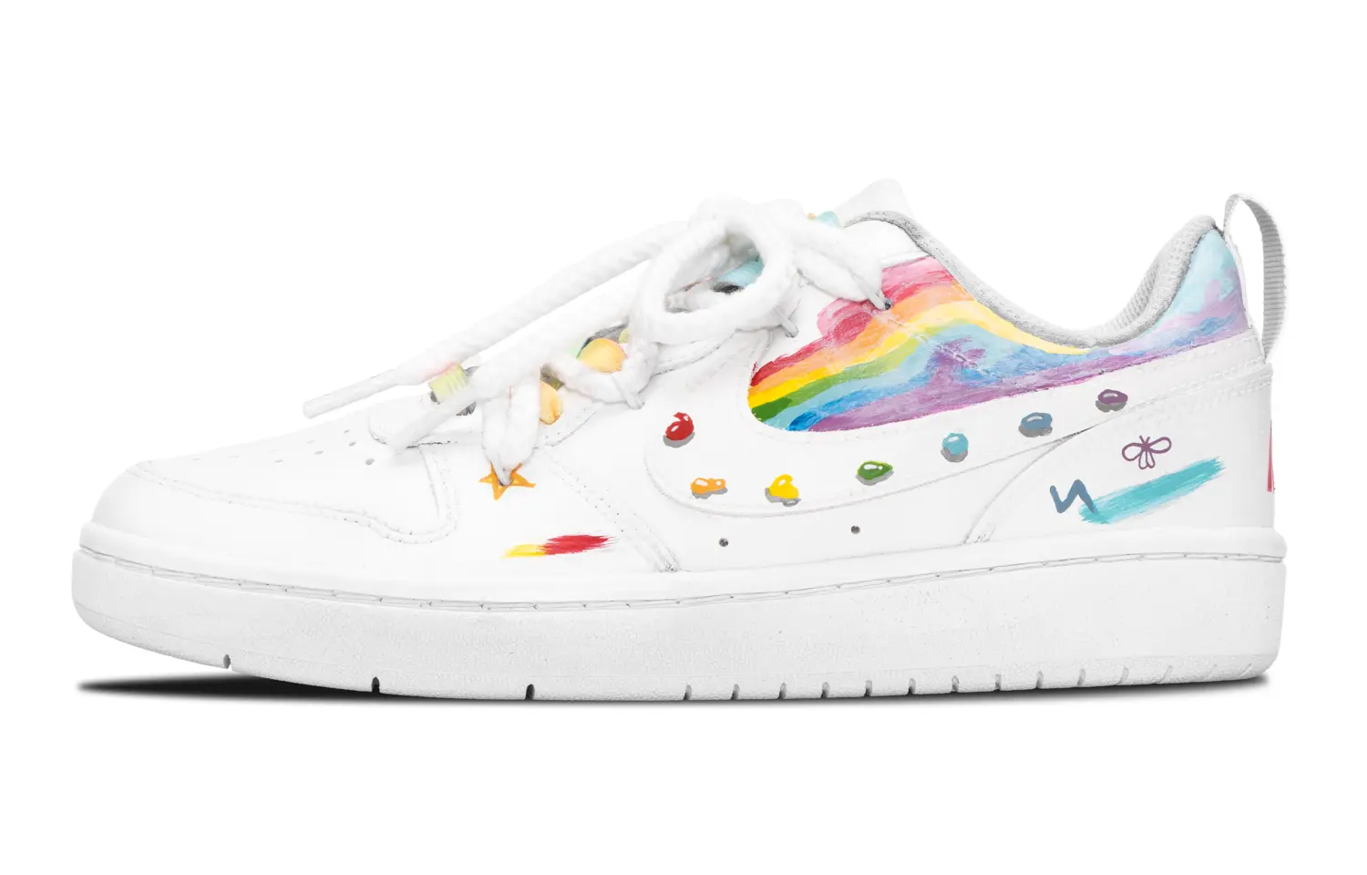 Nike Court Borough Rainbow Bean нескользящие и дышащие низкие кроссовки для скейтбординга white детские
Nike Court Borough Rainbow Bean нескользящие и дышащие низкие кроссовки для скейтбординга white детские