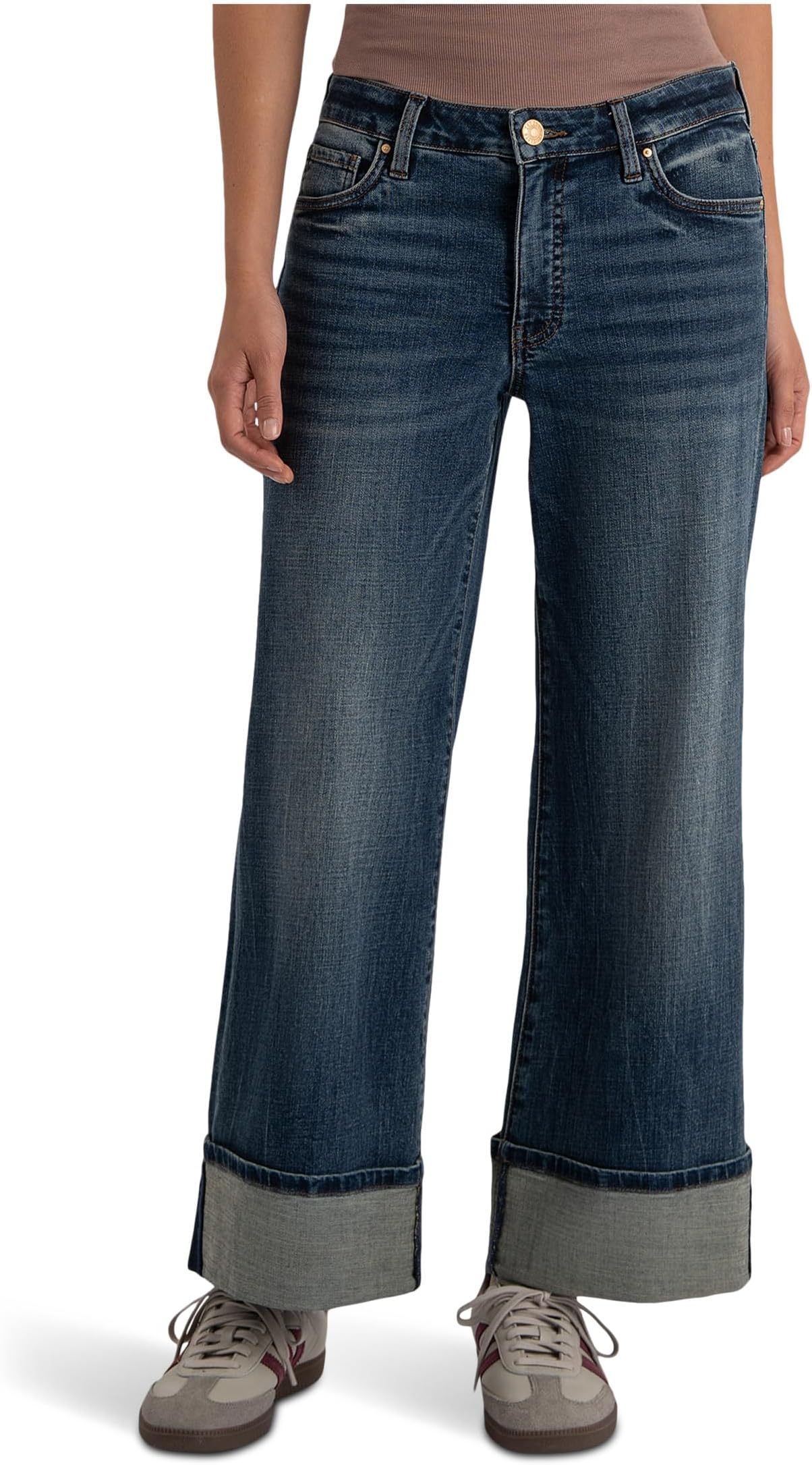 Джинсы KUT from the Kloth Women's Meg High-rise Fab Ab Wide Legs Roll Up Regular Hem In Interconnected, Interconnected
Джинсы KUT from the Kloth Women's Meg High-rise Fab Ab Wide Legs Roll Up Regular Hem In Interconnected, Interconnected