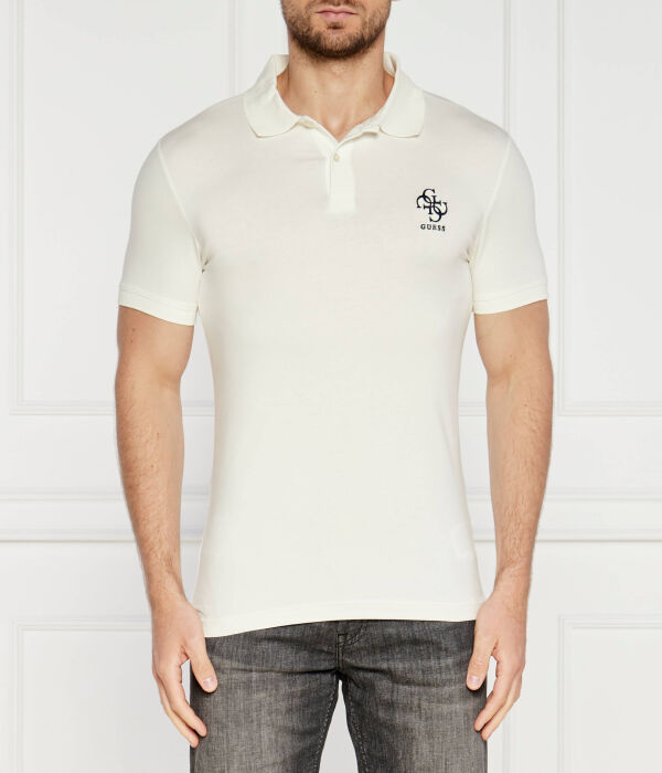 Футболка поло мужская Guess Jeans Нолан из органического хлопка, экрю
Футболка поло мужская Guess Jeans Нолан из органического хлопка, экрю