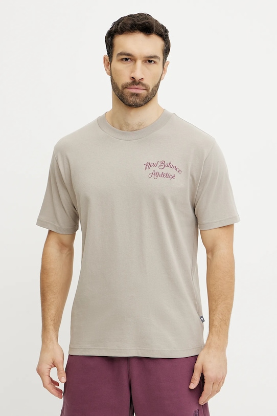 Футболка New Balance, бежевый
Футболка New Balance, бежевый