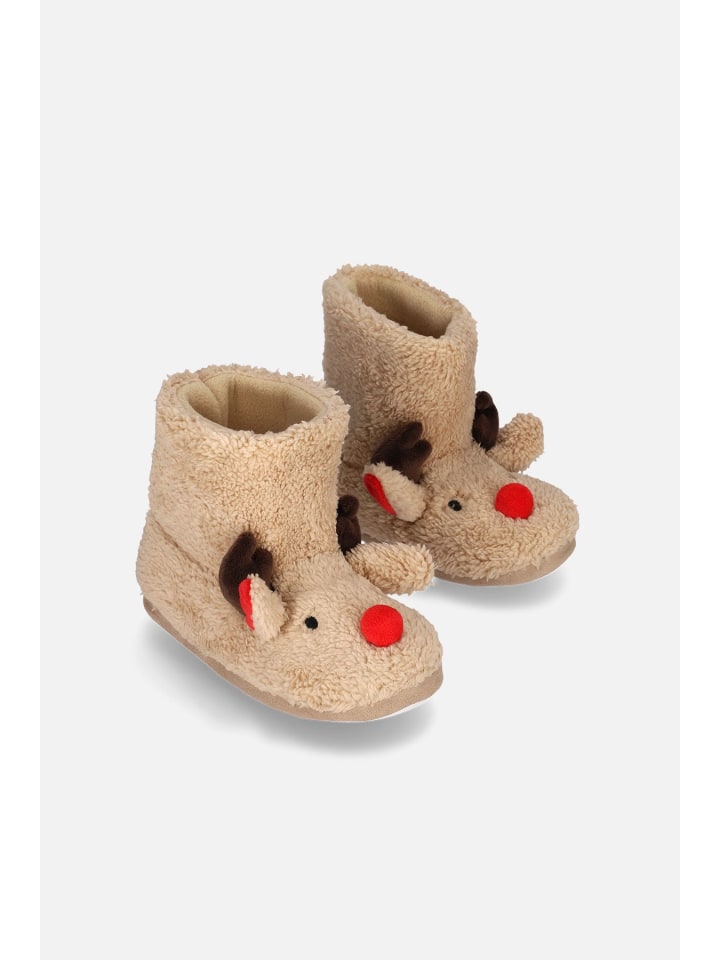 Coccodrillo Тапочки с оленями бежевого цвета
Coccodrillo Тапочки с оленями бежевого цвета