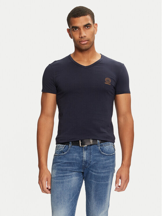 Футболка стандартного кроя Versace, синий
Футболка стандартного кроя Versace, синий