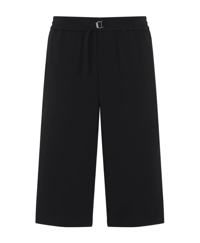 Черные мужские шорты-бермуды Ami Paris, черный
Черные мужские шорты-бермуды Ami Paris, черный