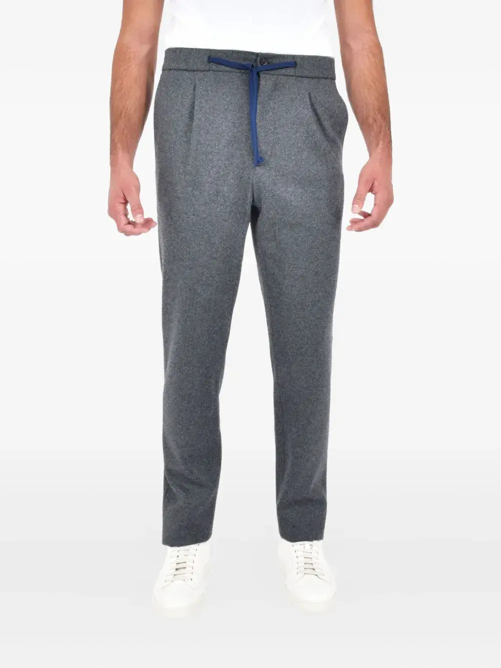 Плиссированные брюки на кулиске Drumohr, серый
Плиссированные брюки на кулиске Drumohr, серый