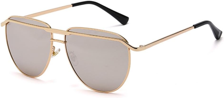 Ретро большие металлические солнцезащитные очки для женщин, прозрачные зеркальные линзы с градиентным переходом, защита от УФ-излучения UV400, мужские солнцезащитные очки generic, Golden Golden Mirror
Ретро большие металлические солнцезащитные очки для женщин, прозрачные зеркальные линзы с градиентным переходом, защита от УФ-излучения UV400, мужские солнцезащитные очки generic, Golden Golden Mirror