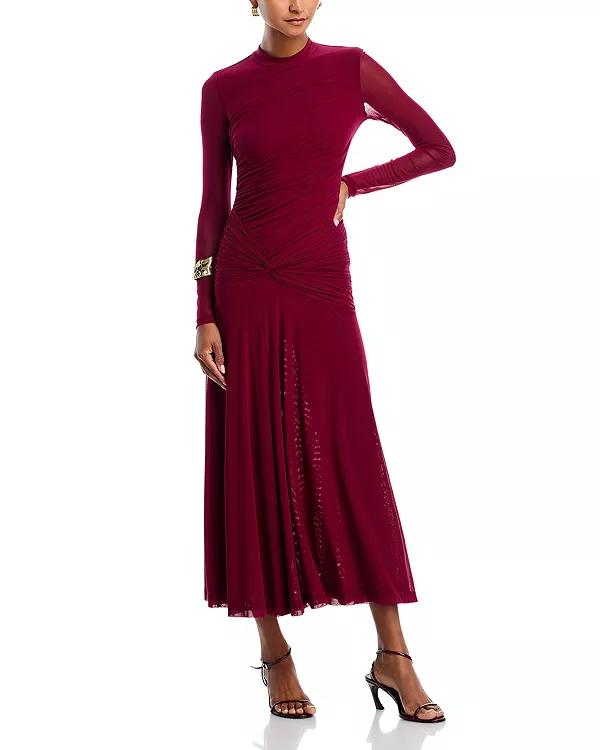 Платье Лияны из сетчатой ткани с драпировкой Bardot, розовый
Платье Лияны из сетчатой ткани с драпировкой Bardot, розовый