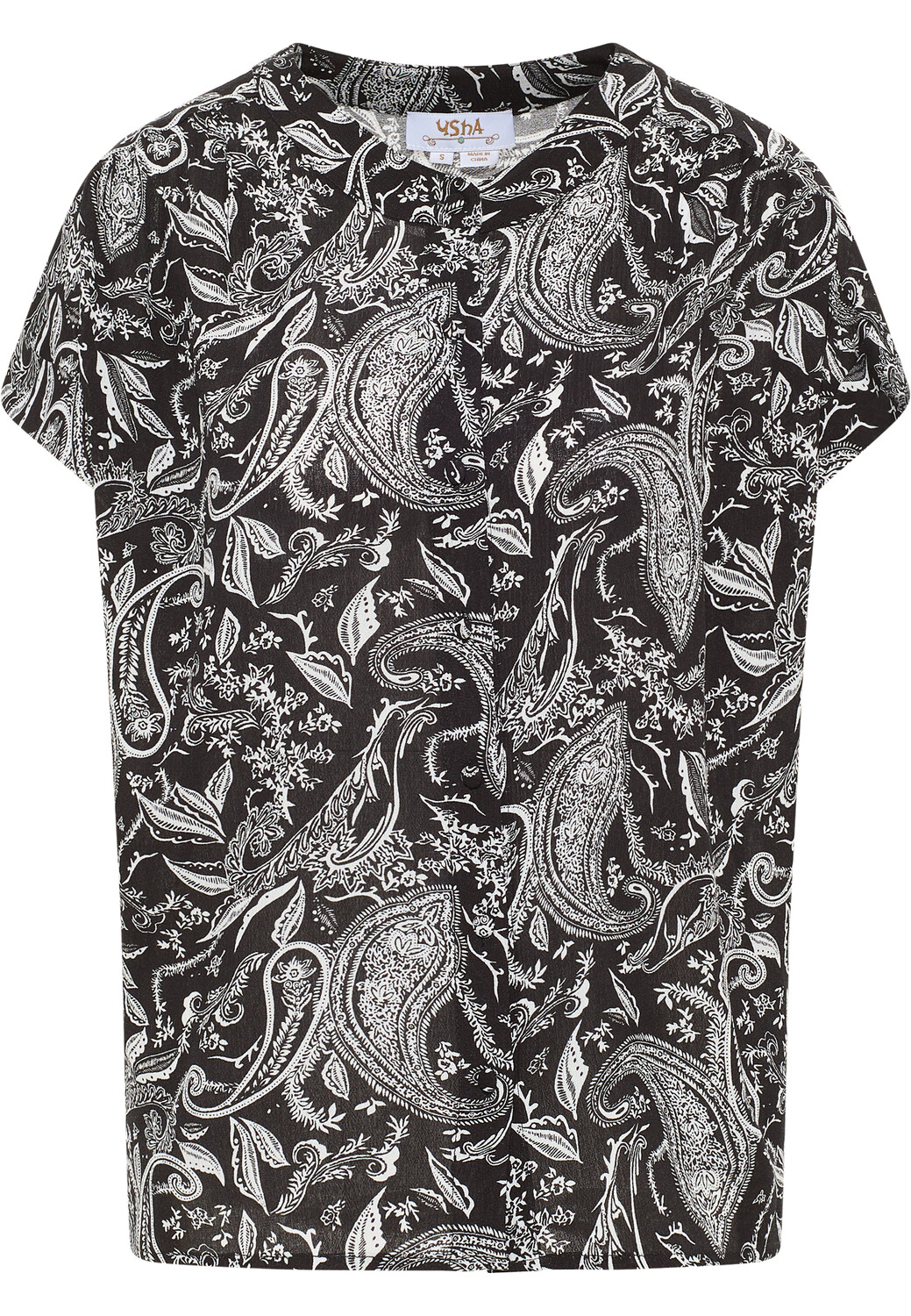 Блуза usha FESTIVAL Kurzarm, черный
Блуза usha FESTIVAL Kurzarm, черный