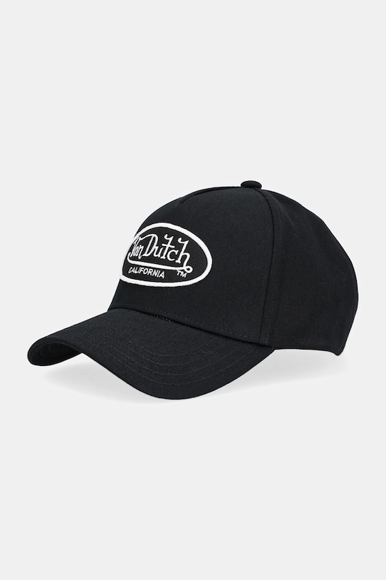 Хлопковая бейсболка Von Dutch, черный
Хлопковая бейсболка Von Dutch, черный