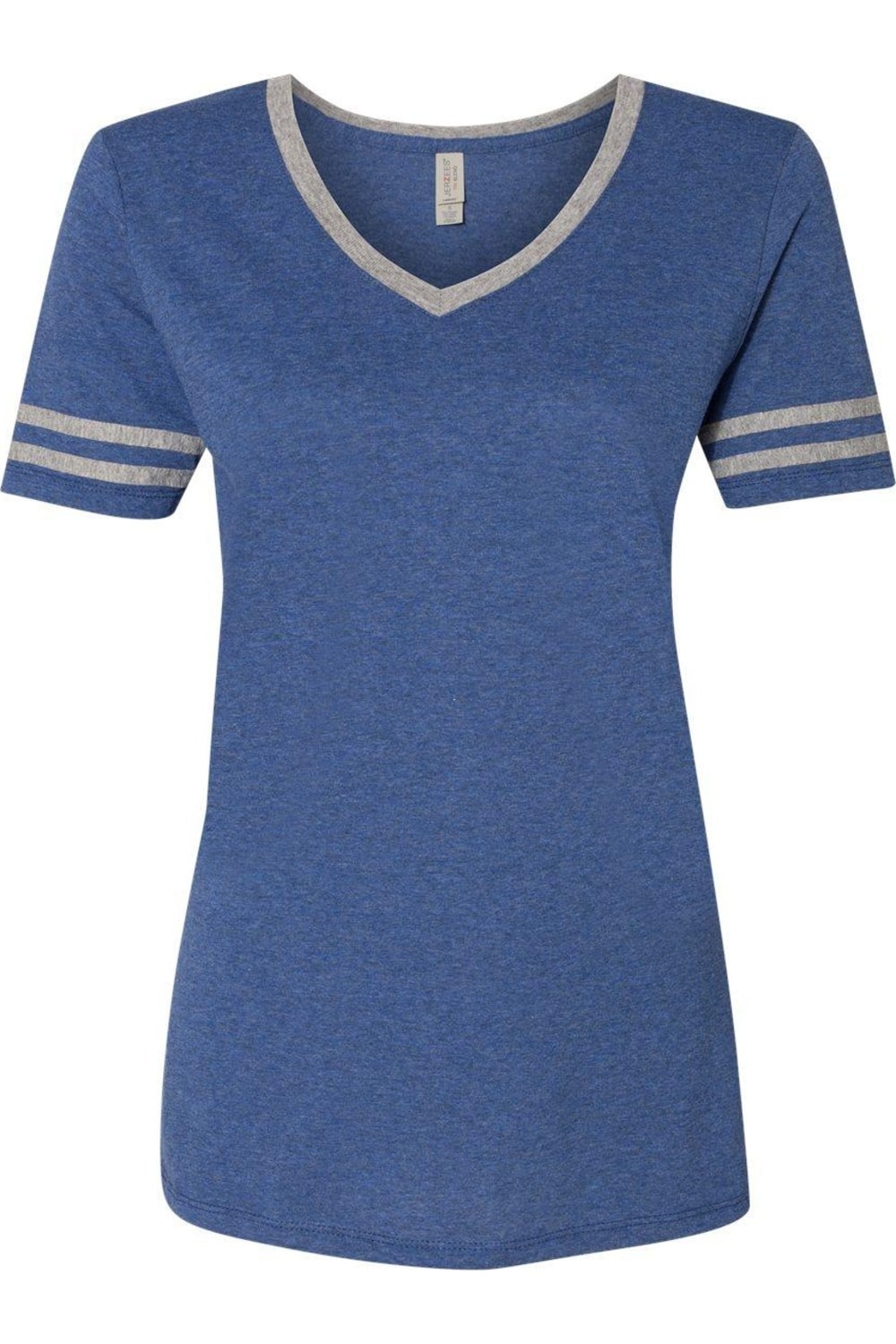 Футболка JERZEES женская университетская с трехцветным принтом и V-образным вырезом, цвет true blue heather/ oxford
Футболка JERZEES женская университетская с трехцветным принтом и V-образным вырезом, цвет true blue heather/ oxford