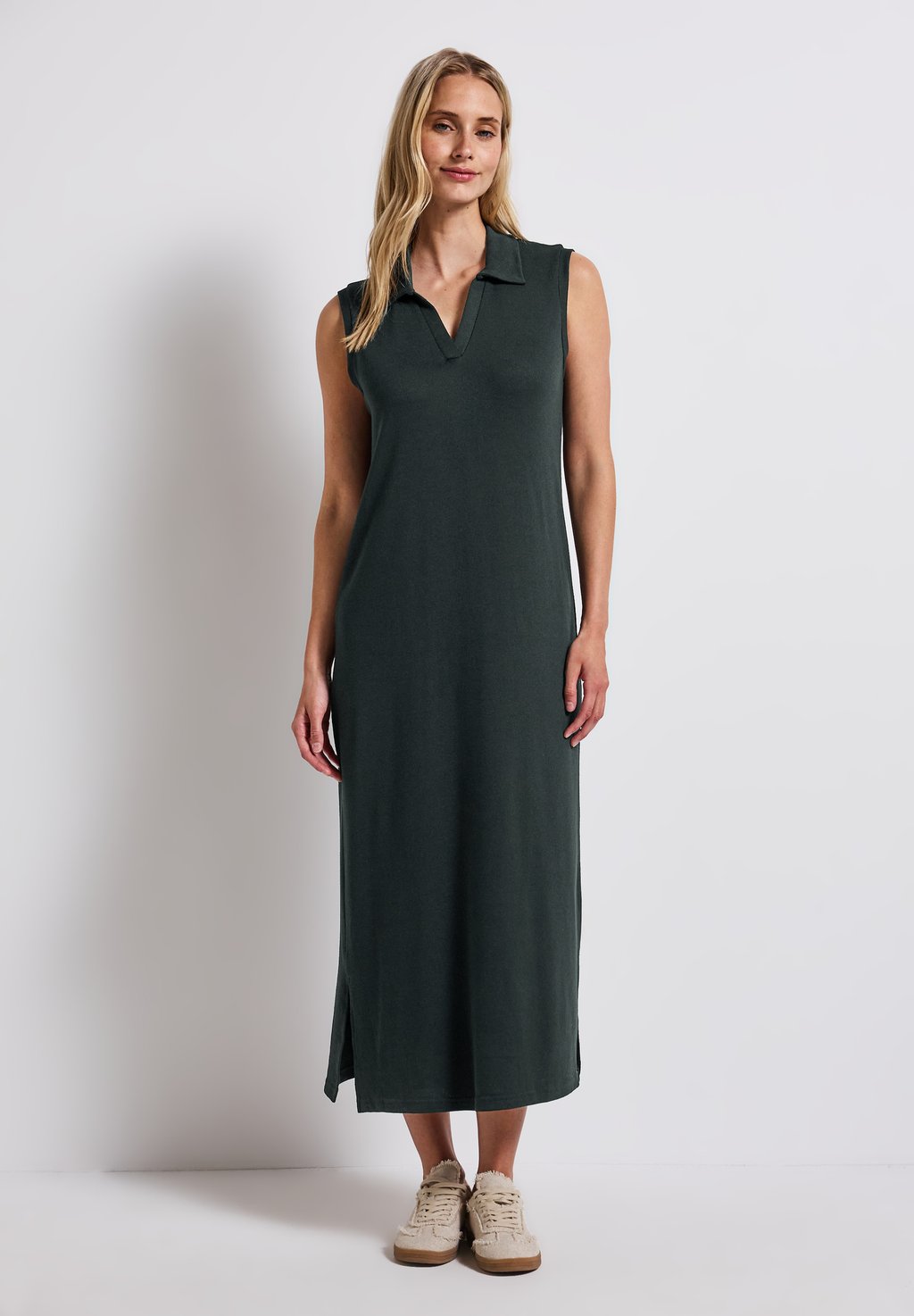 Платье-джемпер Street One, металлик зеленый
Платье-джемпер Street One, металлик зеленый