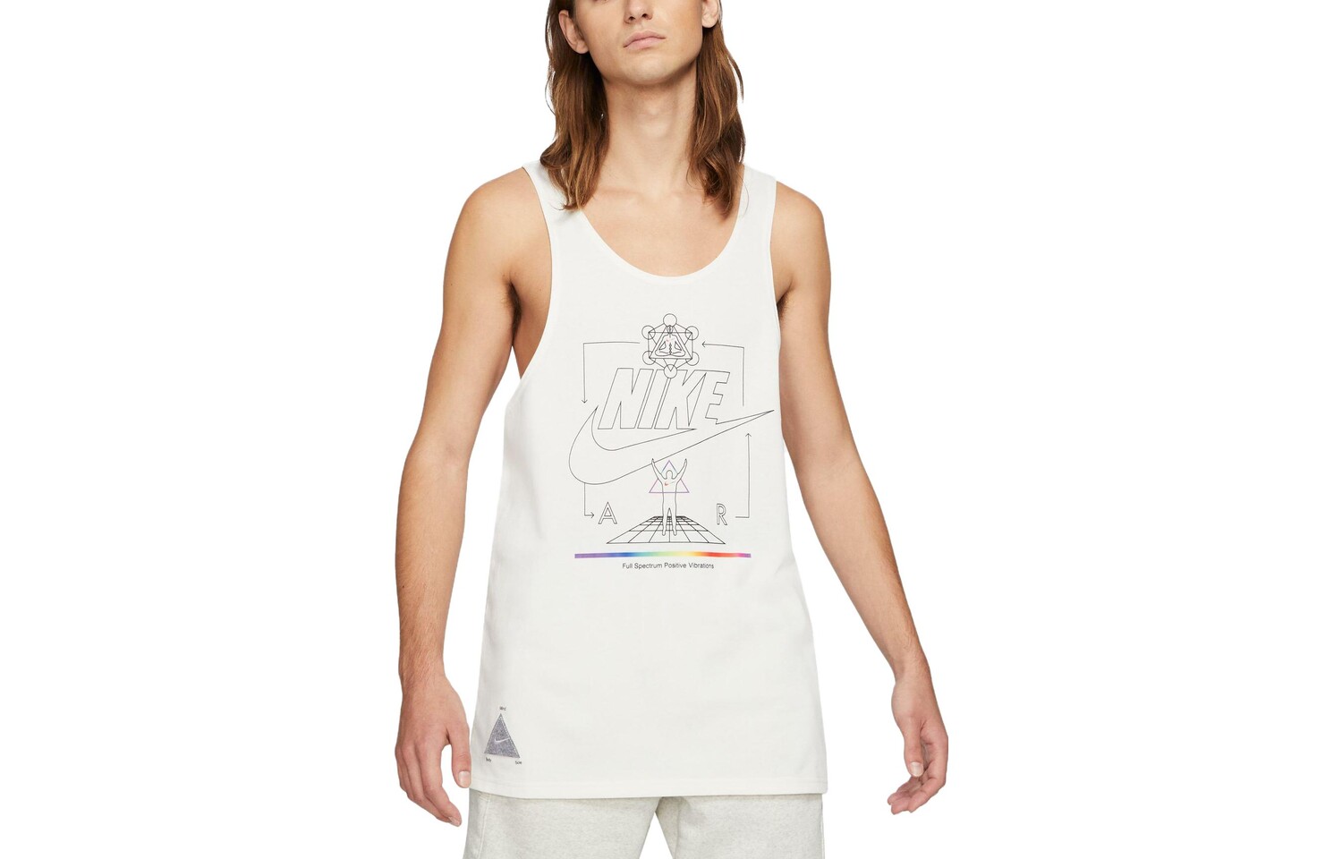 Майка мужская белый Nike, белый
Майка мужская белый Nike, белый