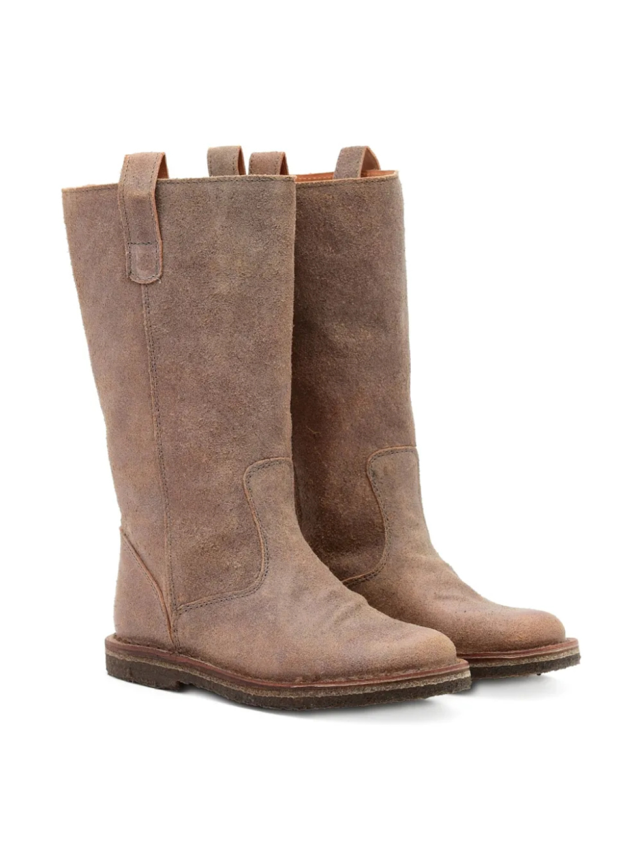 Замшевые сапоги до колена Pèpè, коричневый
Замшевые сапоги до колена Pèpè, коричневый