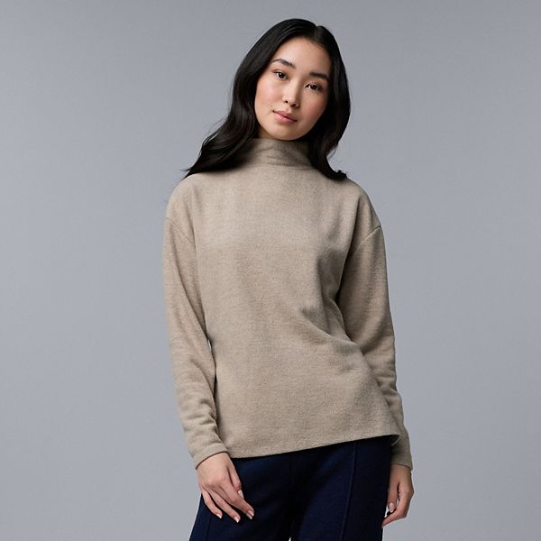 Топ с длинным рукавом и воротником-гольф Simply Vera Vera Wang, Soft Coffee Heather
Топ с длинным рукавом и воротником-гольф Simply Vera Vera Wang, Soft Coffee Heather