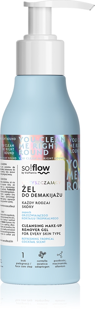 Очищающий гель для снятия макияжа для всех типов кожи So!Flow, 150 мл
Очищающий гель для снятия макияжа для всех типов кожи So!Flow, 150 мл