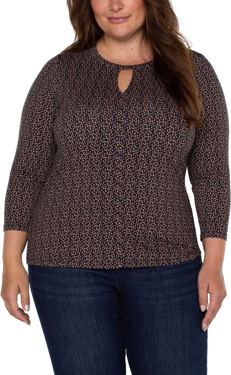 Блуза Liverpool Los Angeles Plus Size Sleeve Crew Neck with Cutout Pleated Front, цвет Maple Micro Pebble All Over Print
Блуза Liverpool Los Angeles Plus Size Sleeve Crew Neck with Cutout Pleated Front, цвет Maple Micro Pebble All Over Print