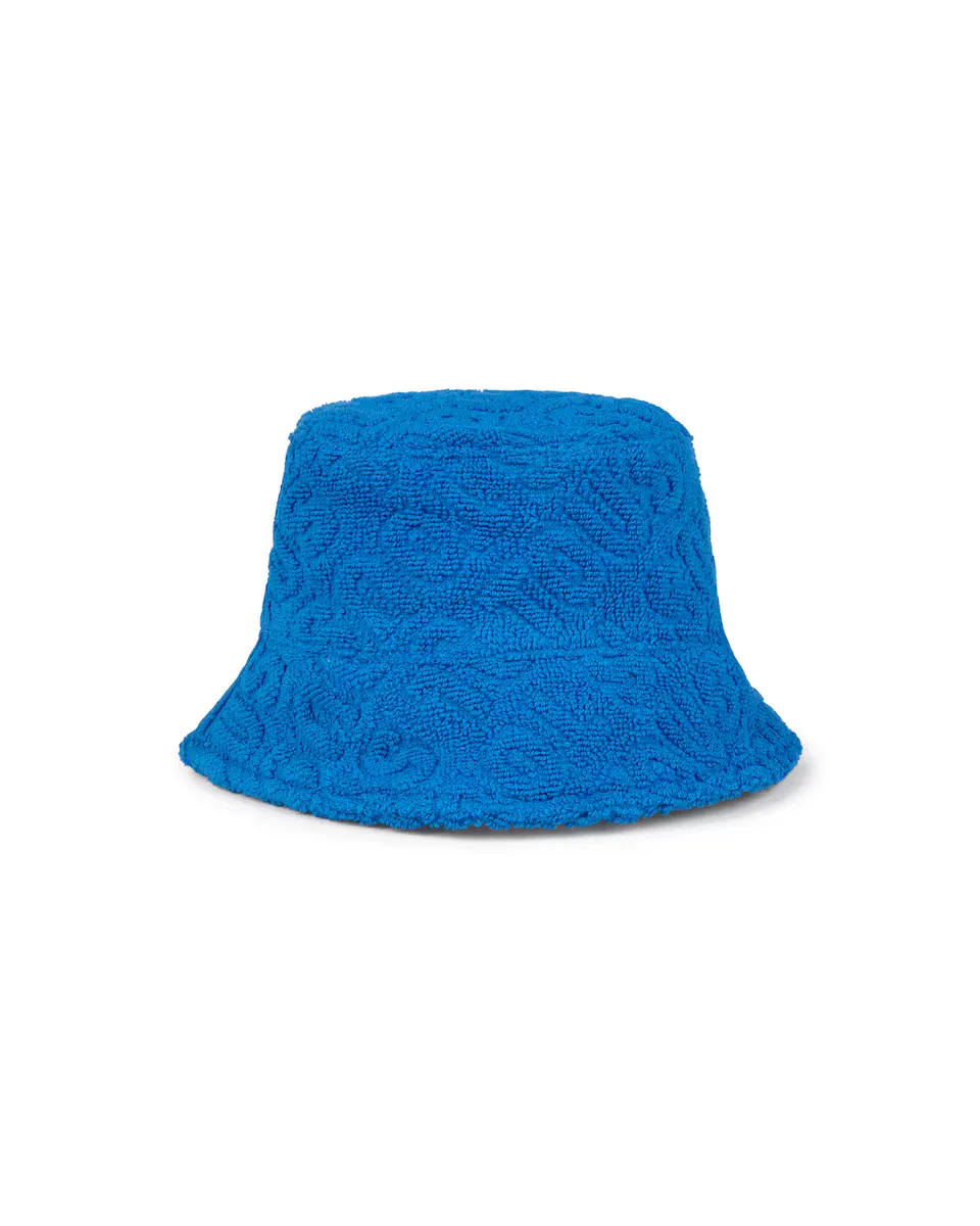 Пляжная шапка из жаккардовой хлопковой махры с логотипом TOUS, синий
Пляжная шапка из жаккардовой хлопковой махры с логотипом TOUS, синий