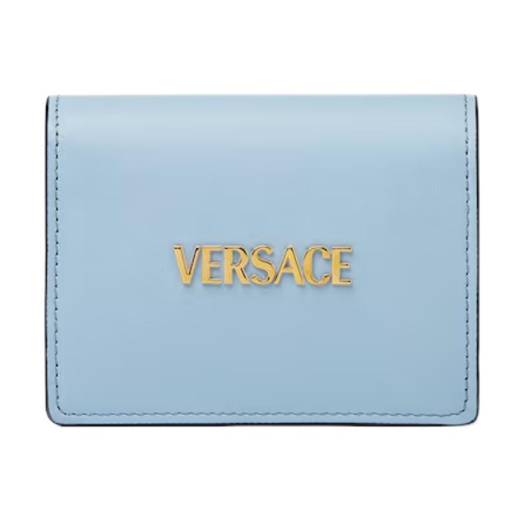 VERSACE Кошелек из телячьей кожи Tag для женщин, синий
VERSACE Кошелек из телячьей кожи Tag для женщин, синий
