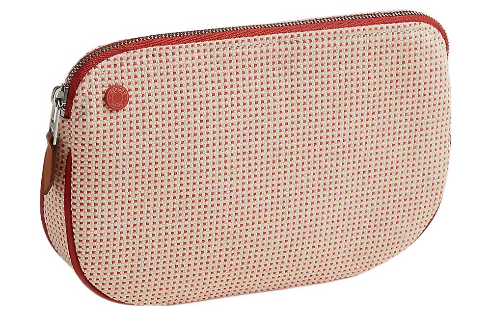 HERMES Хлопковая дорожная косметичка унисекс цвета вермильон
HERMES Хлопковая дорожная косметичка унисекс цвета вермильон