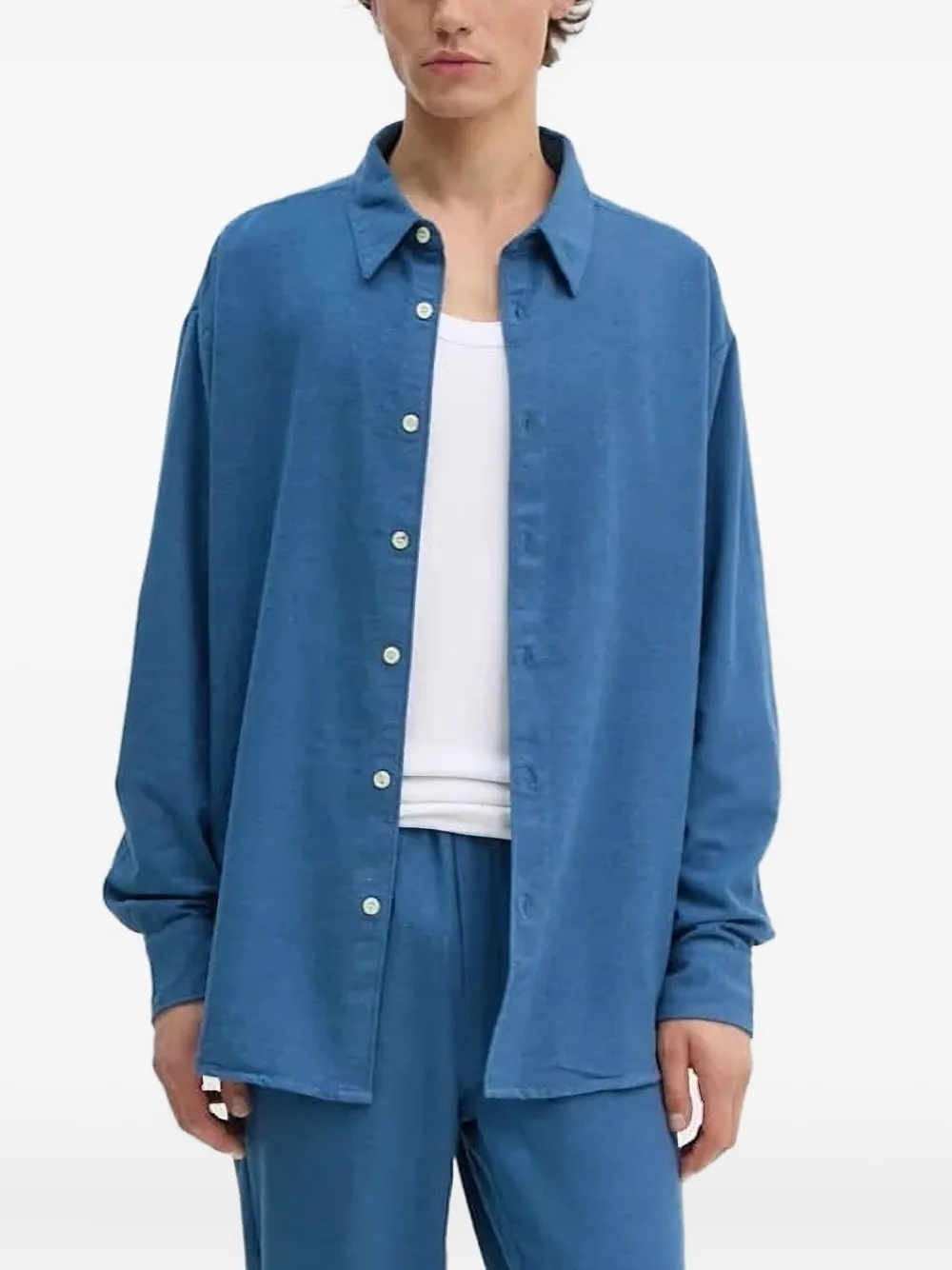 Рубашка с длинными рукавами American Vintage, синий
Рубашка с длинными рукавами American Vintage, синий