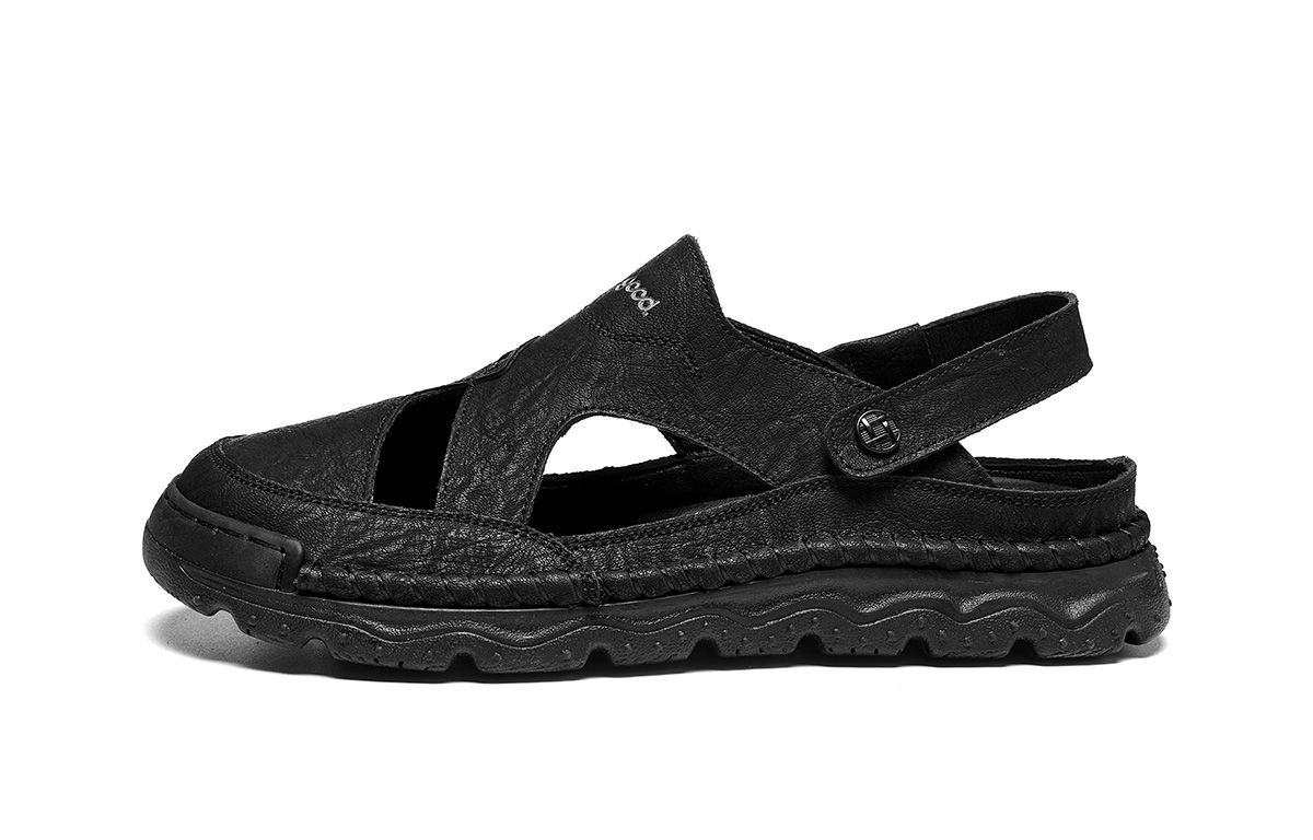 Кроссовки для треккинга по реке мужские коричневые HLA, черные 
Кроссовки для треккинга по реке мужские коричневые HLA, черные