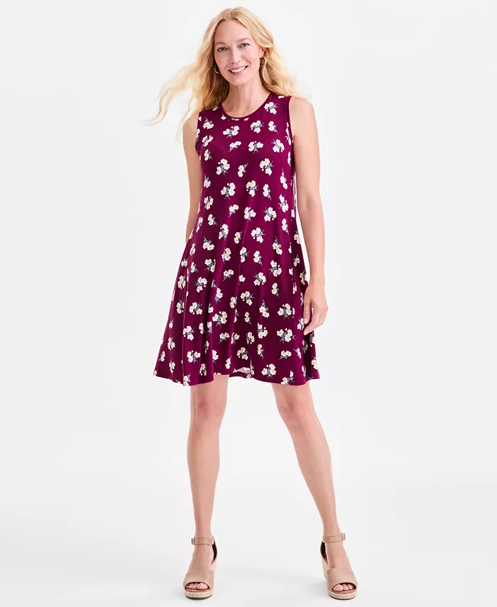 Женское платье-шлёпанец без рукавов с принтом Style & Co, красный
Женское платье-шлёпанец без рукавов с принтом Style & Co, красный