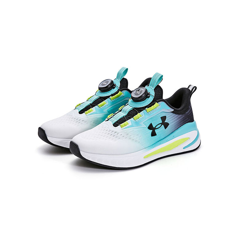 Кроссовки детские детские Mid-top белые Under Armour, зеленый 
Кроссовки детские детские Mid-top белые Under Armour, зеленый