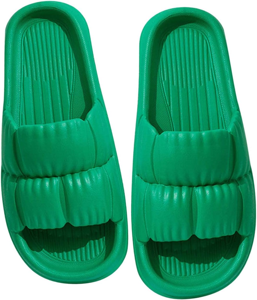 Тапочки-облака для женщин и мужчин, домашняя обувь для пар, для дома и улицы, с мягкой подошвой, удобные, нескользящие, для ванной и душа, унисекс Oiangi, зеленый
Тапочки-облака для женщин и мужчин, домашняя обувь для пар, для дома и улицы, с мягкой подошвой, удобные, нескользящие, для ванной и душа, унисекс Oiangi, зеленый