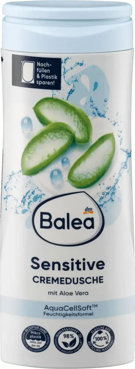 Крем для душа Sensitive 300мл Balea
Крем для душа Sensitive 300мл Balea