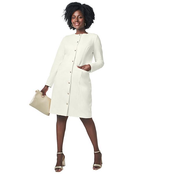 Женское платье-пиджак plus size single breasted Jessica London
Женское платье-пиджак plus size single breasted Jessica London