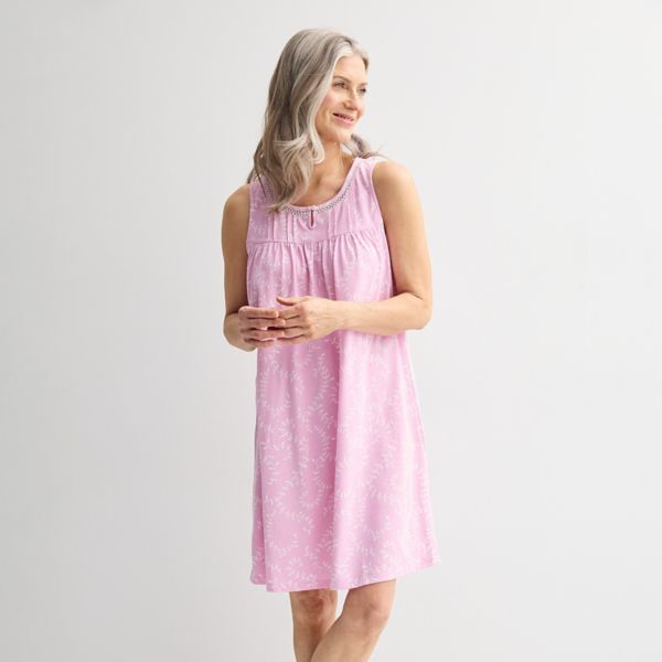 Женская вязаная ночная сорочка без рукавов Croft & Barrow, цвет leafy vines
Женская вязаная ночная сорочка без рукавов Croft & Barrow, цвет leafy vines