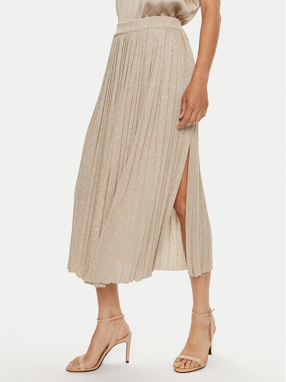 Плиссированная юбка стандартного кроя Marella, бежевый
Плиссированная юбка стандартного кроя Marella, бежевый