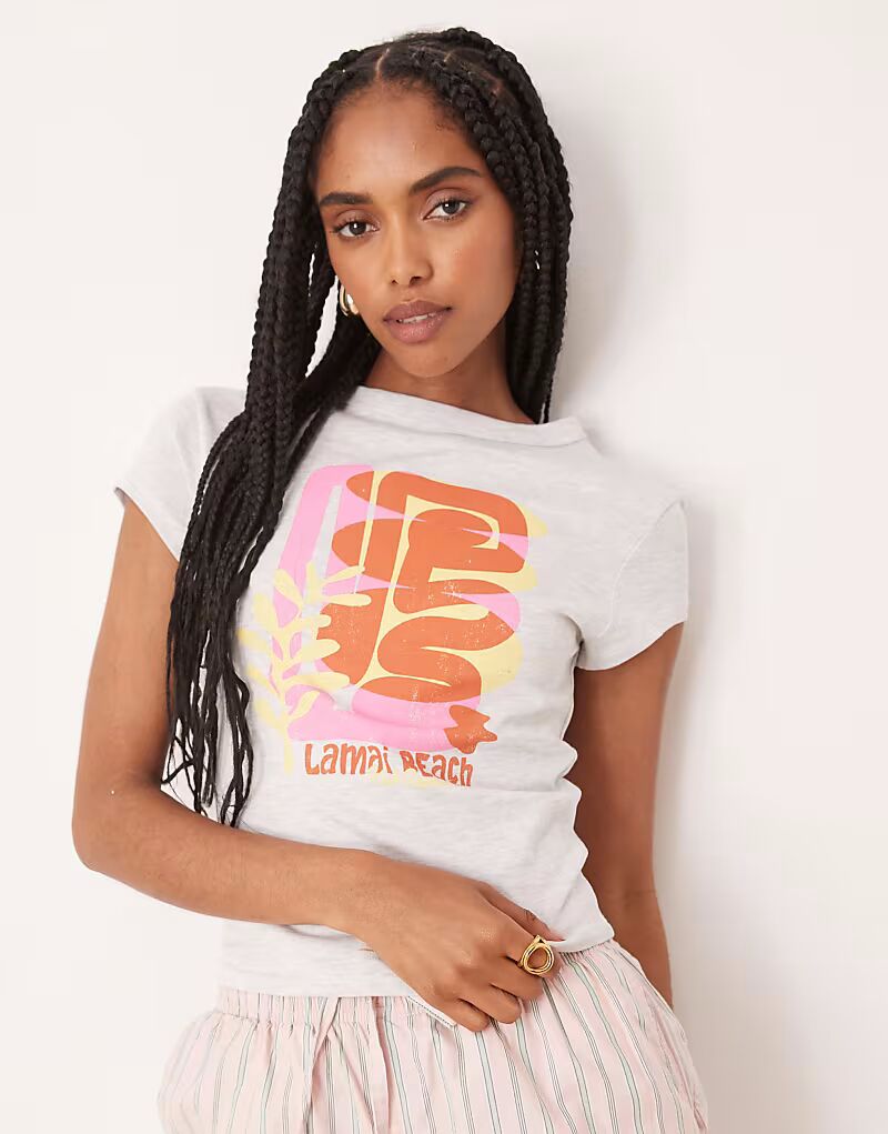 Футболка с абстрактным рисунком Asos Design, мраморный
Футболка с абстрактным рисунком Asos Design, мраморный