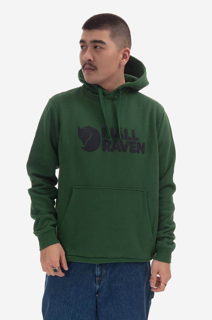 Хлопковая толстовка с логотипом Hoodie Fjallraven, зеленый
Хлопковая толстовка с логотипом Hoodie Fjallraven, зеленый