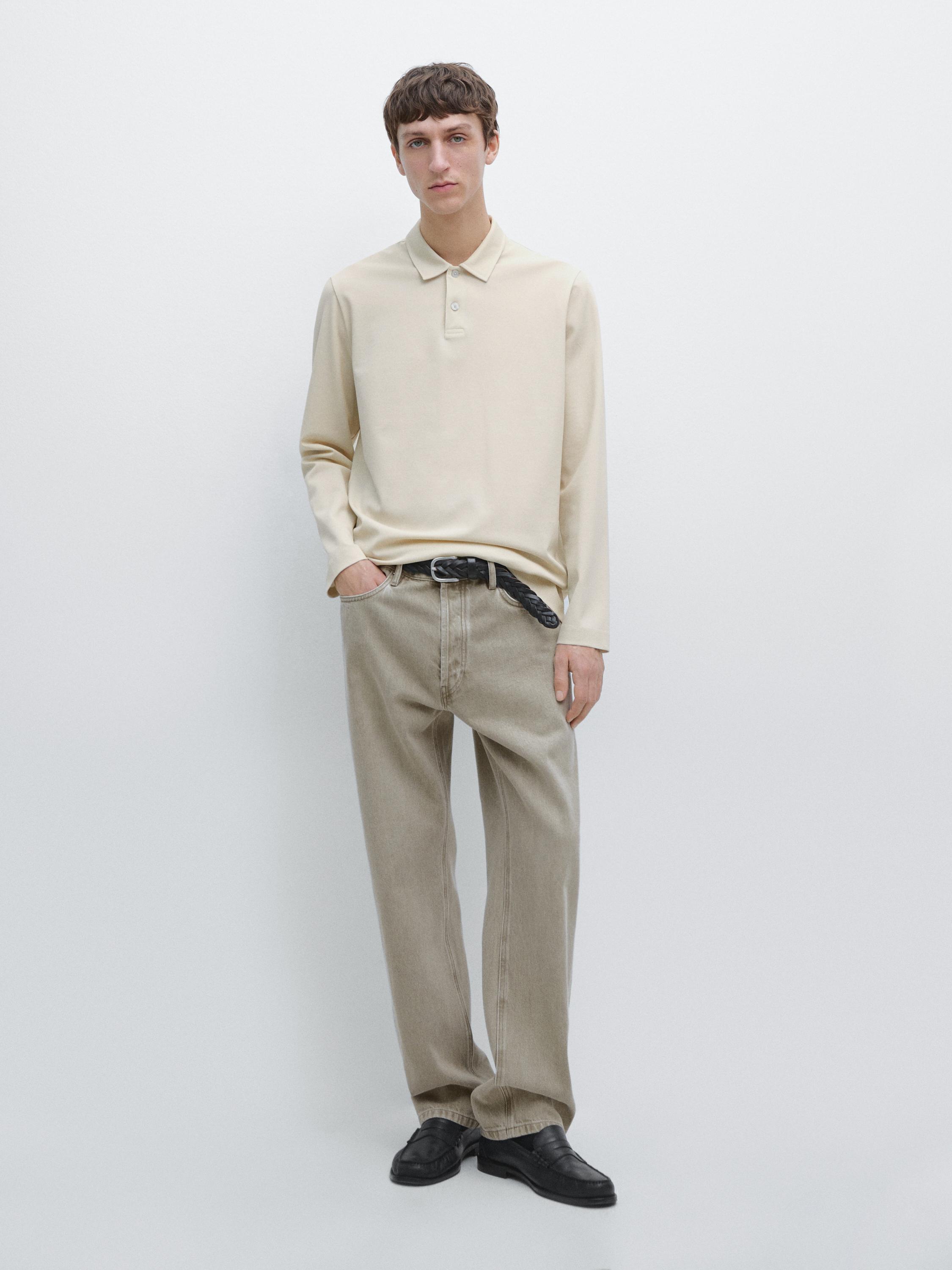 Поло из мерсеризованного хлопка пике с длинным рукавом Massimo Dutti, ivory, Бежевый, Поло из мерсеризованного хлопка пике с длинным рукавом Massimo Dutti, ivory
Поло из мерсеризованного хлопка пике с длинным рукавом Massimo Dutti, ivory, Бежевый, Поло из мерсеризованного хлопка пике с длинным рукавом Massimo Dutti, ivory