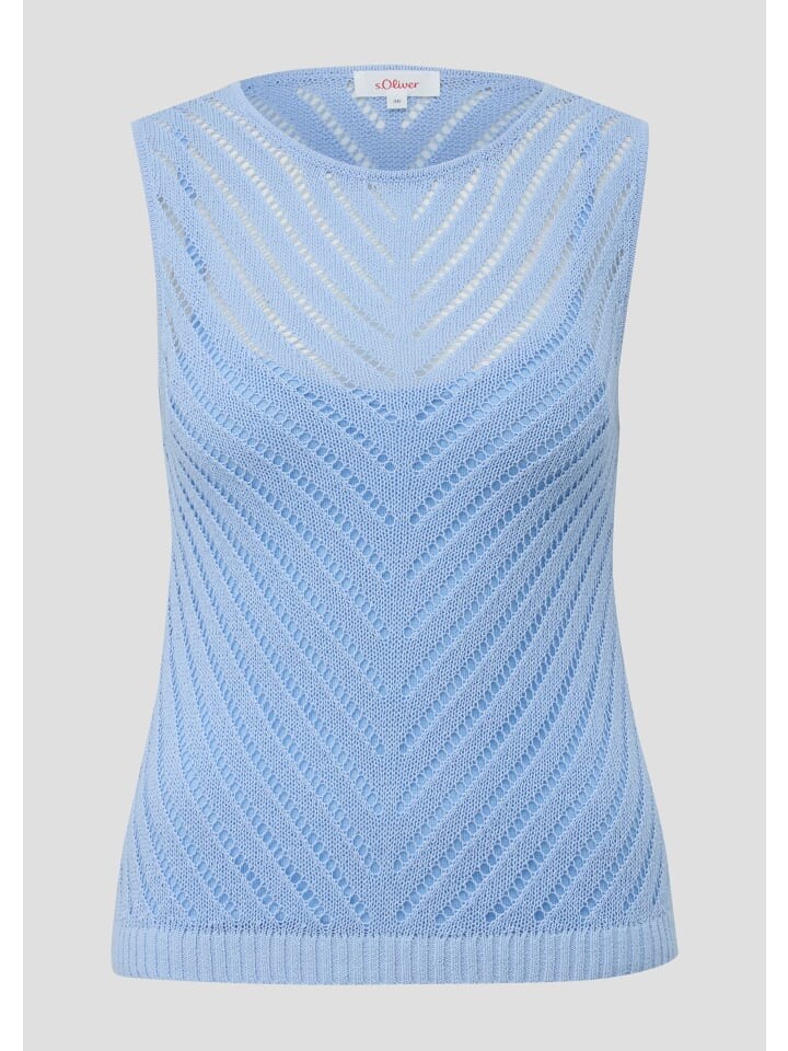 Свитер-жилет s.Oliver Strickpullunder keine Ärmellänge, синий
Свитер-жилет s.Oliver Strickpullunder keine Ärmellänge, синий