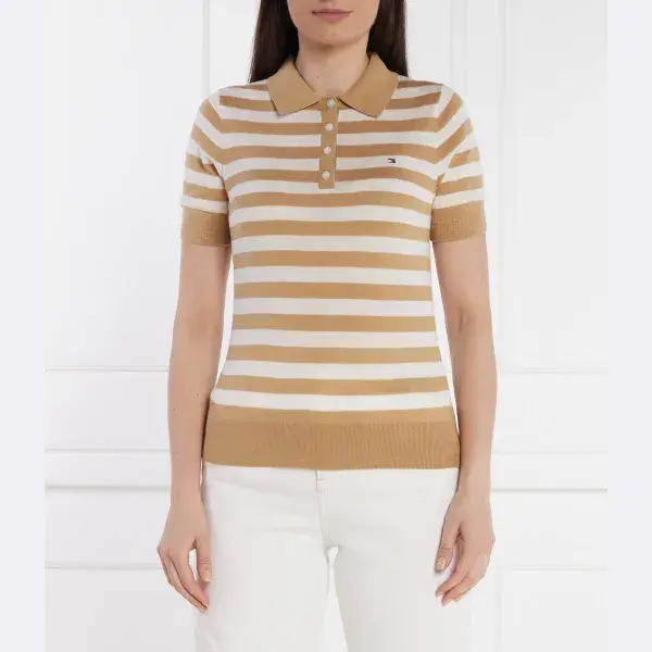 Рубашка поло стандартного кроя Tommy Hilfiger, бежевый
Рубашка поло стандартного кроя Tommy Hilfiger, бежевый